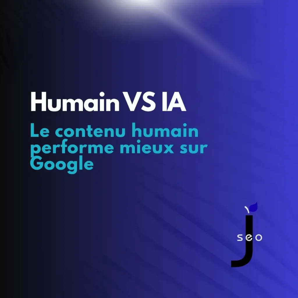 le contenu humain performe mieux que le contenu IA